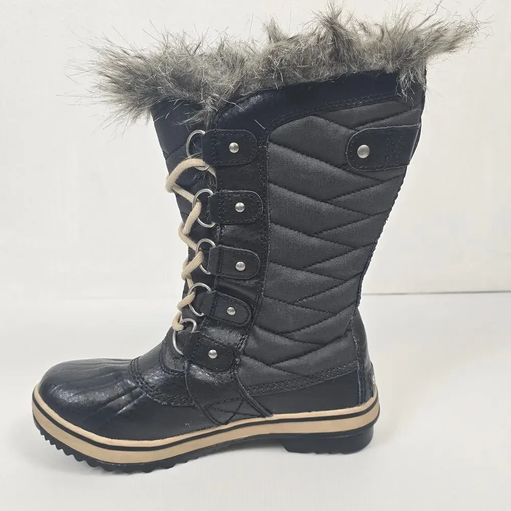 Sorel Tofino II Womens 5 Waterproof Snow Boots Faux Fur Winter Gorpcore Hiking